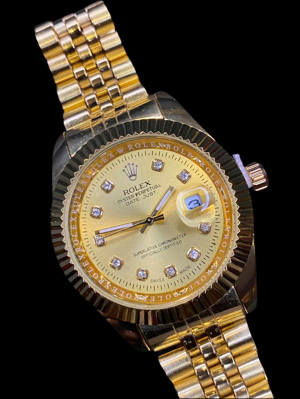 Gold/Gold Plain Presidential Jubilee Luxury RLX Watch
