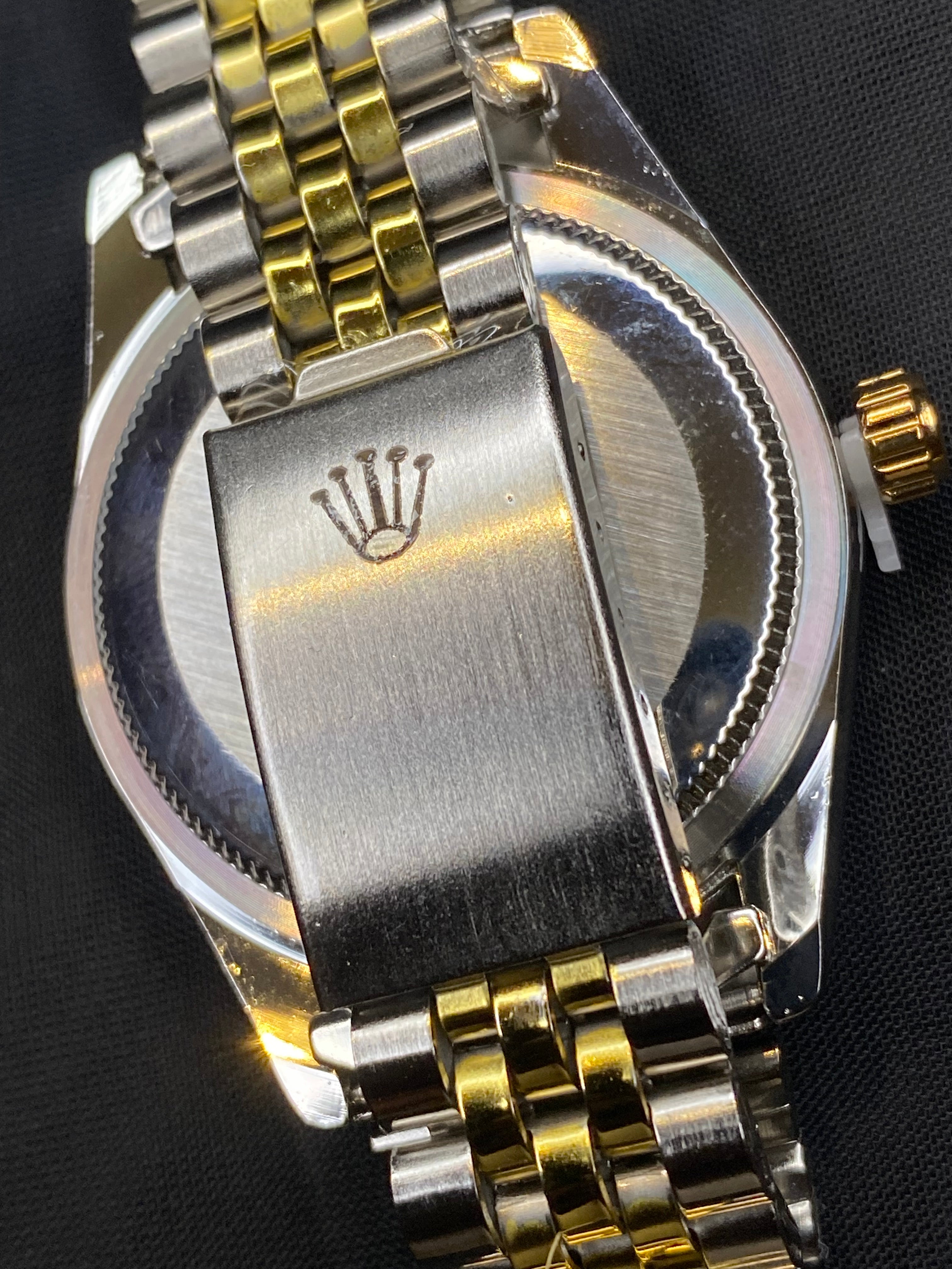 Two Tone Luxury Plain Jubilee RLX Watch