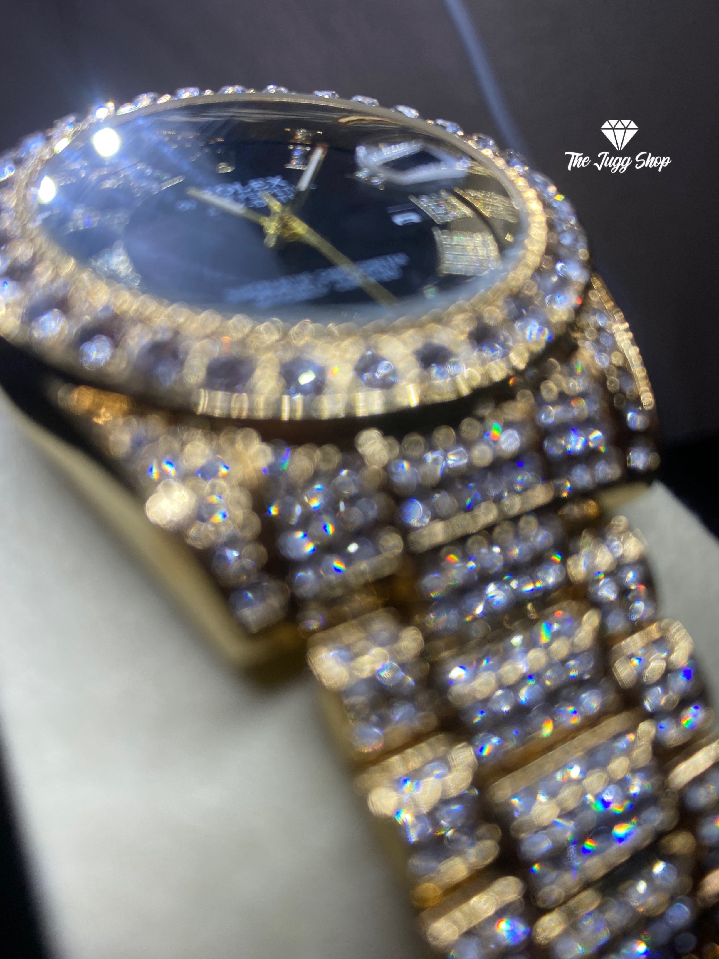 18k Iced Out Gold Presidential Luxury Mens RLX Watch