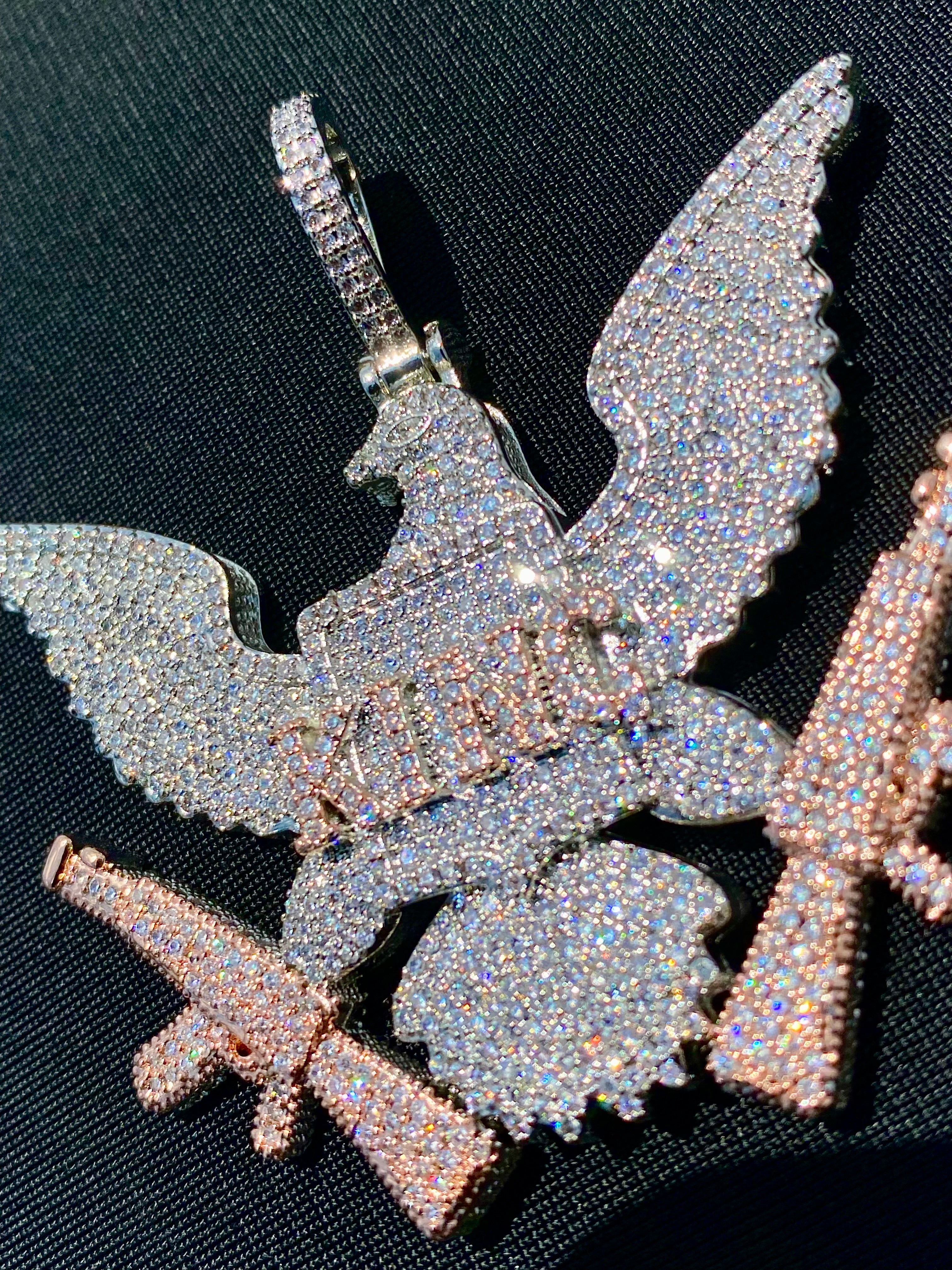 Iced Out KING Designer Diamond Pendant