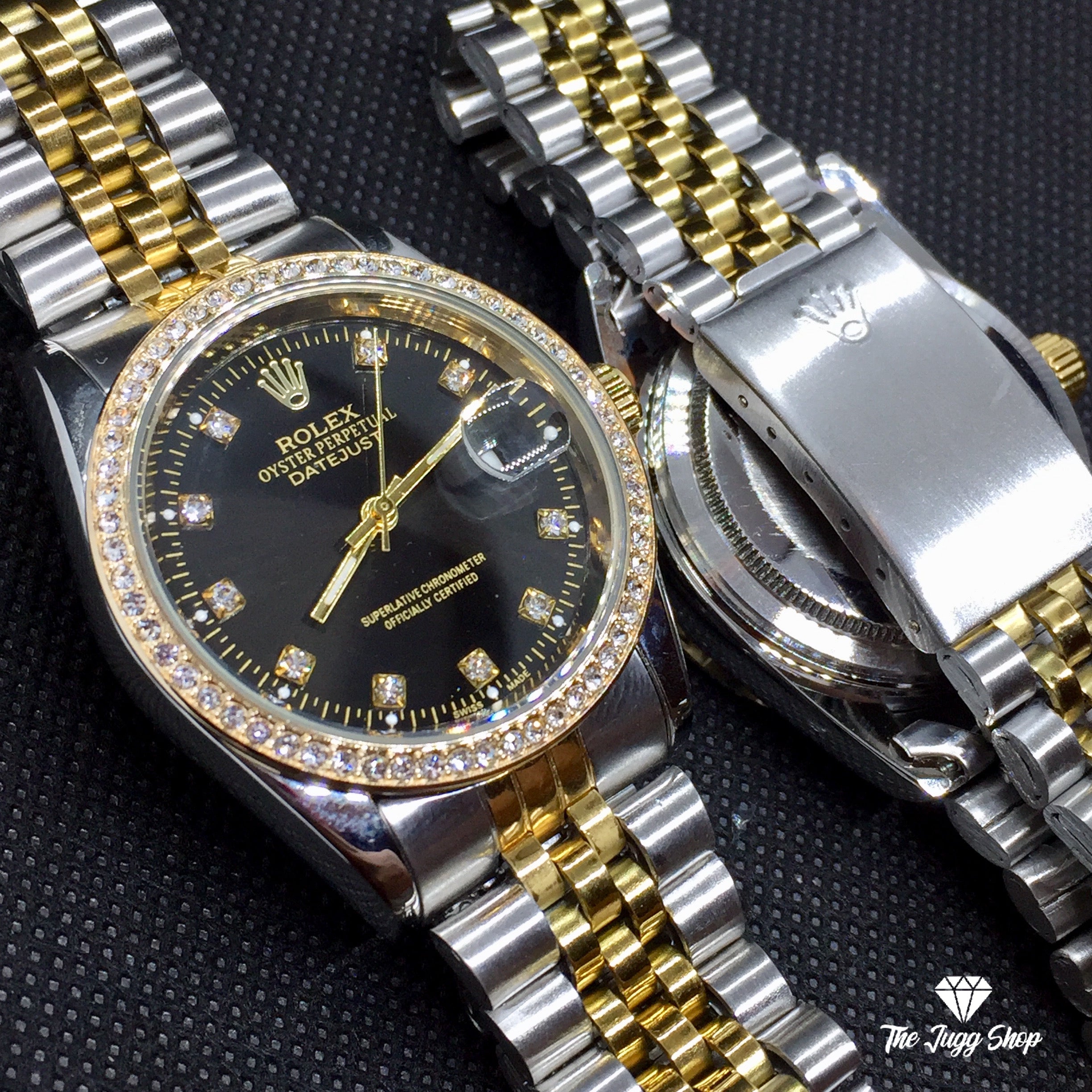 Two Tone Diamond Jubilee RLX Watch