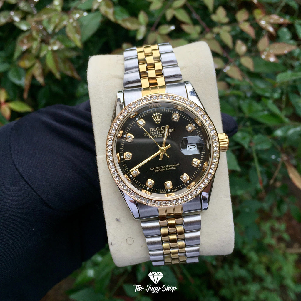 Two Tone Diamond Jubilee RLX Watch