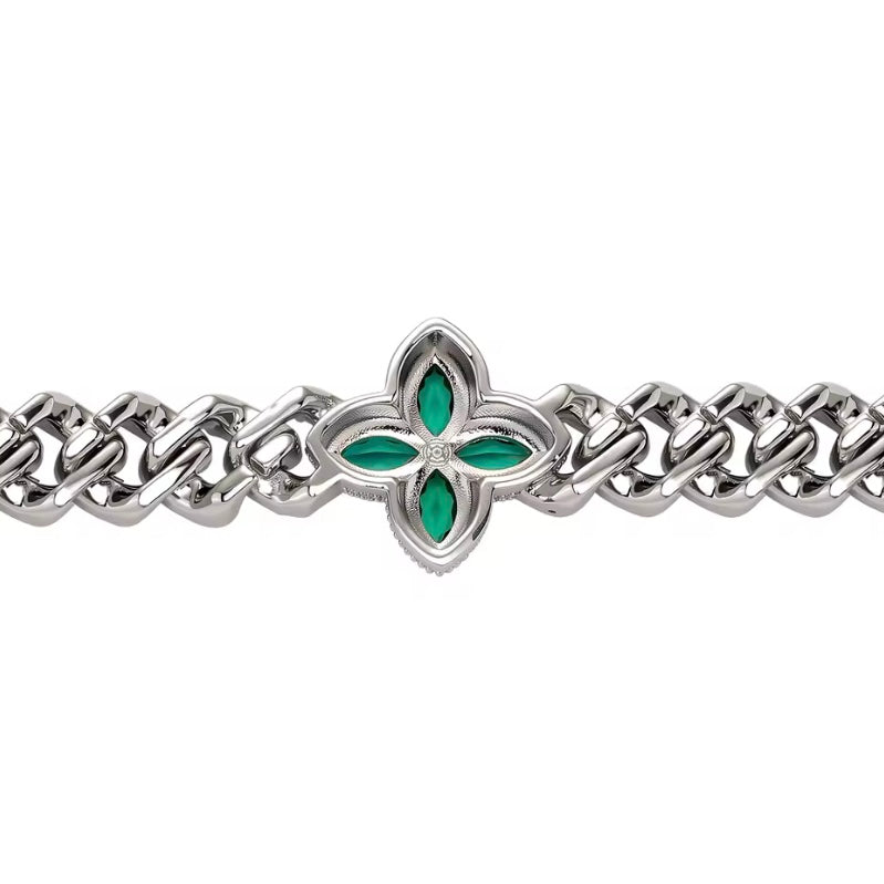 Iced Out Diamond Designer Van Cleef Bracelet
