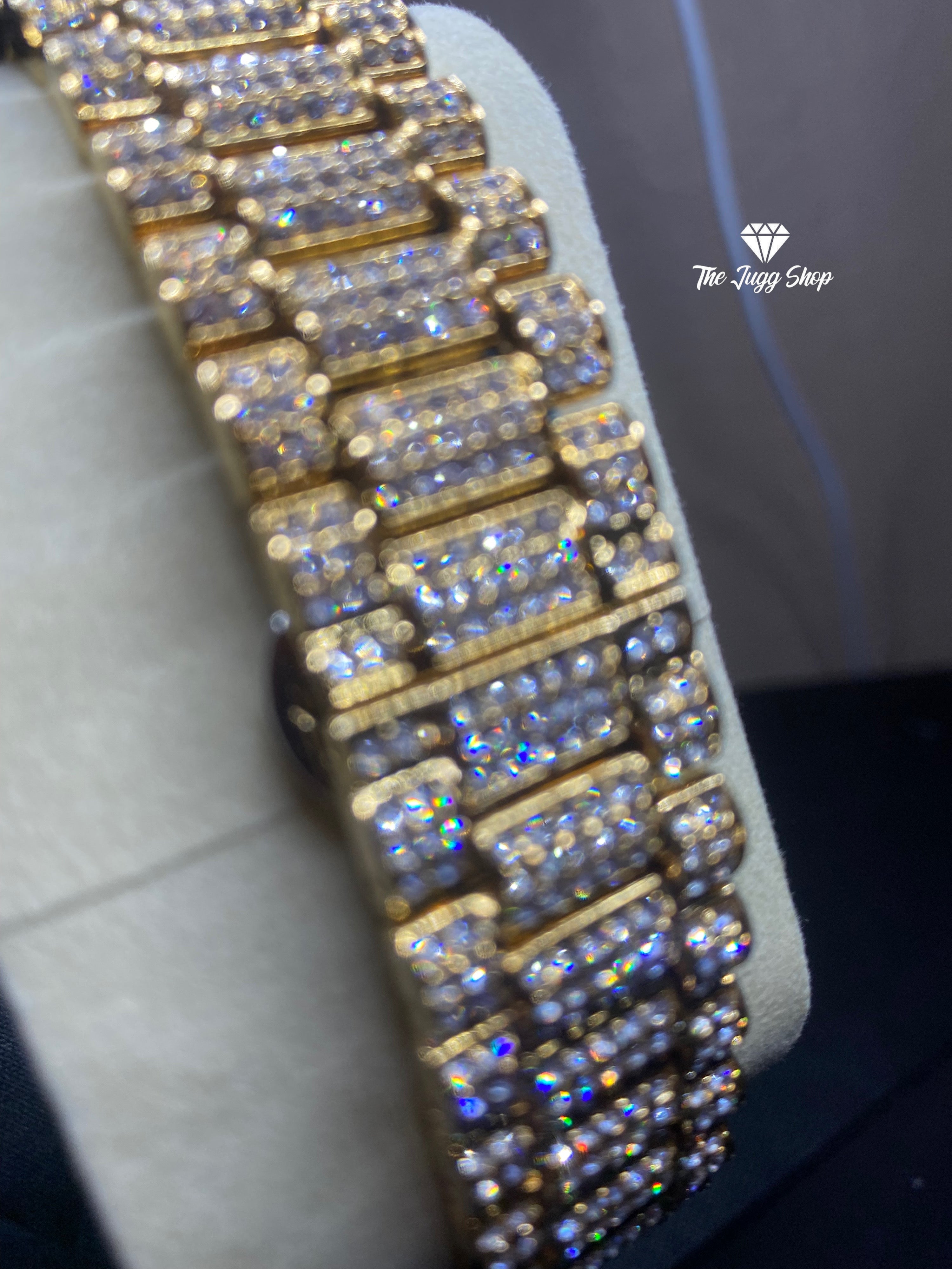 18k Iced Out Gold Presidential Luxury Mens RLX Watch