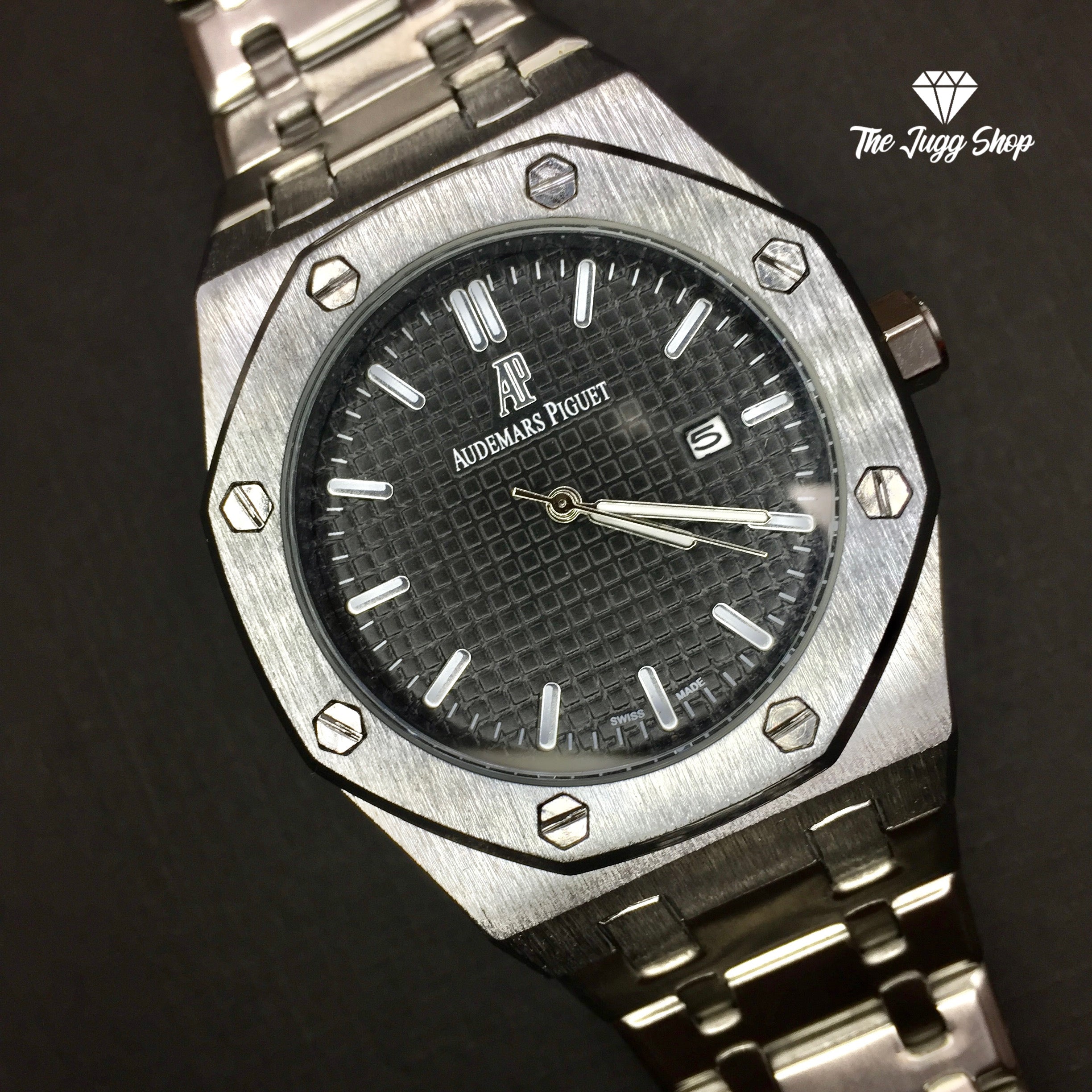 Stainless Silver Luxury AP Men’s Watch