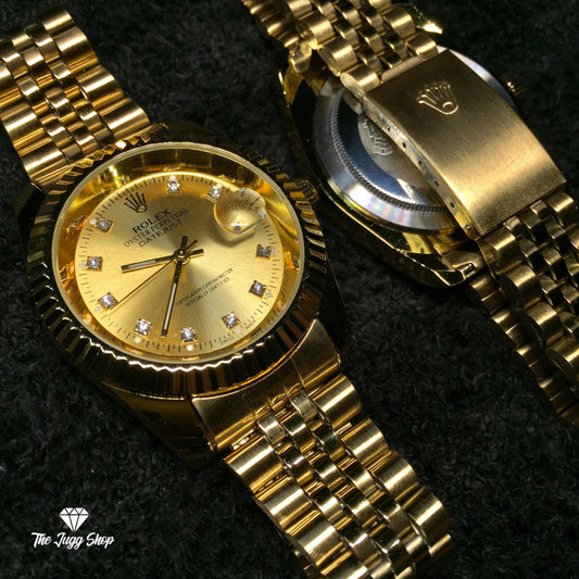 Gold/Gold Plain Presidential Jubilee Luxury RLX Watch