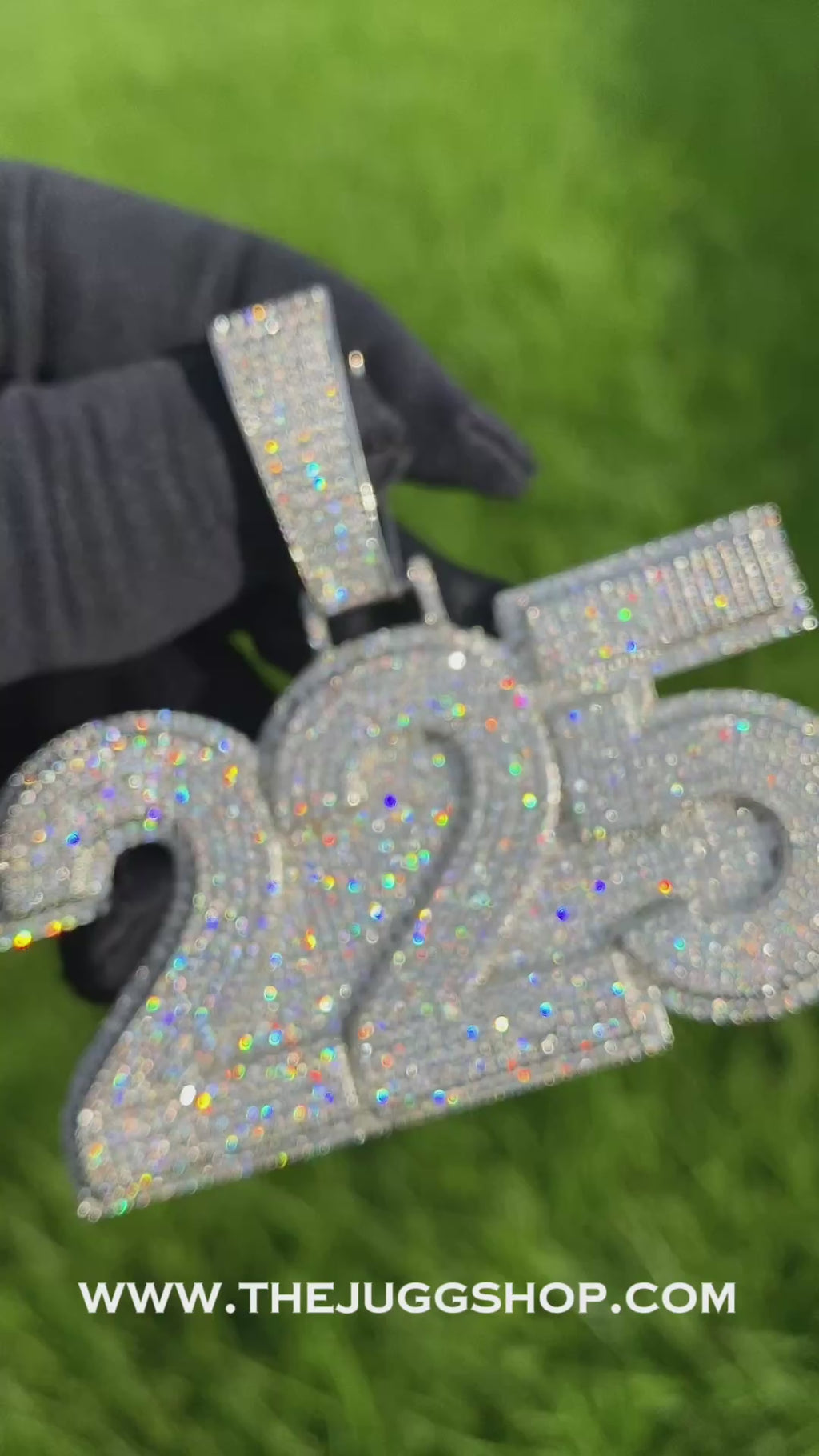 Iced Out Custom Diamond Name Pendant