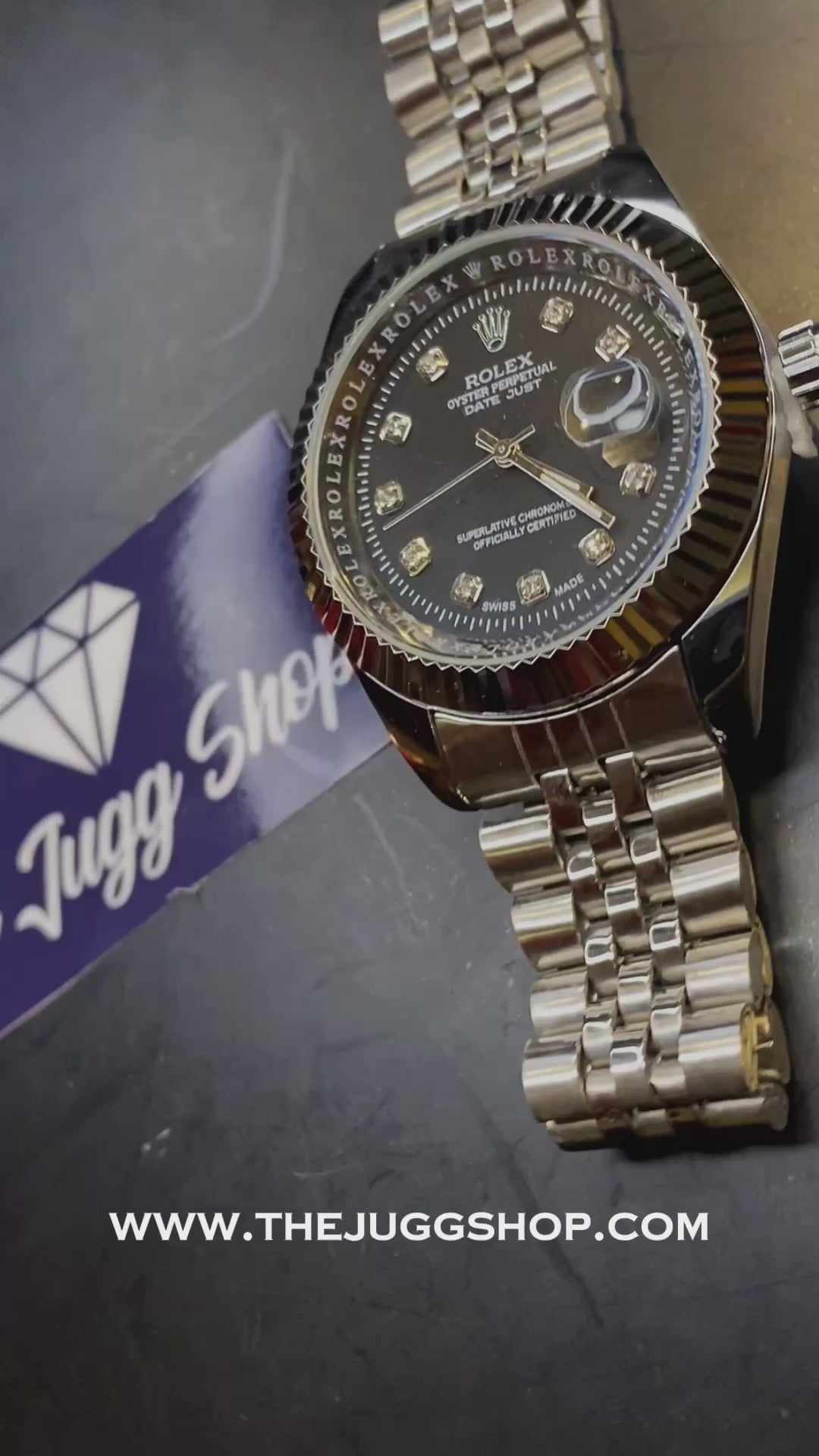 Silver Luxury Day-Date Jubilee RLX Watch