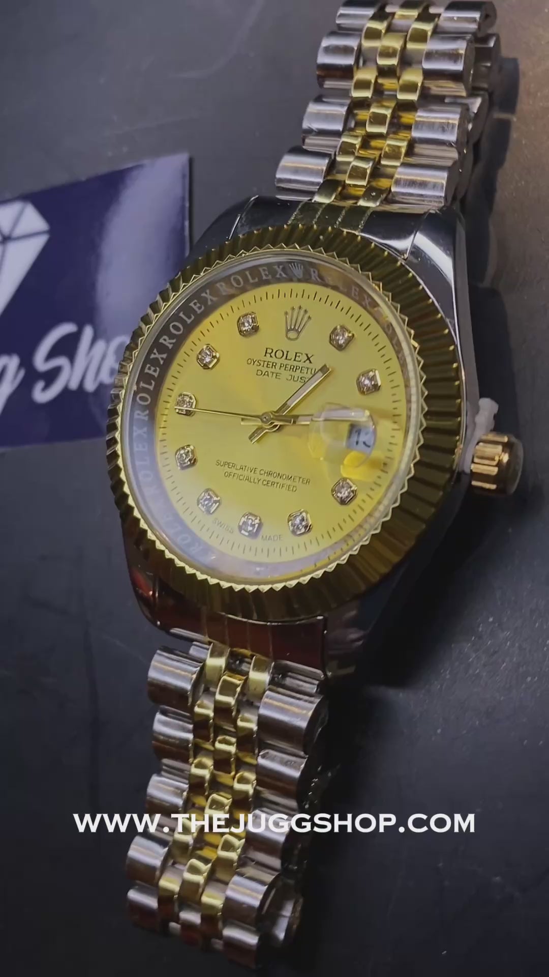 Two Tone Luxury Jubilee Plain Day-Date RLX Watch