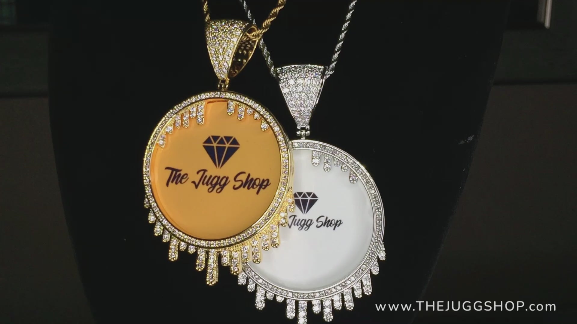 Custom Diamond Drip Photo Charm