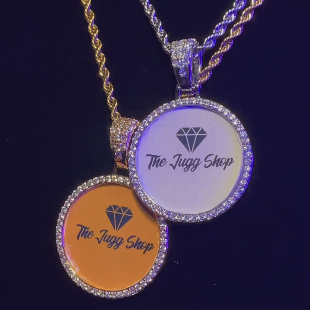 Custom Diamond Mini Photo Charm