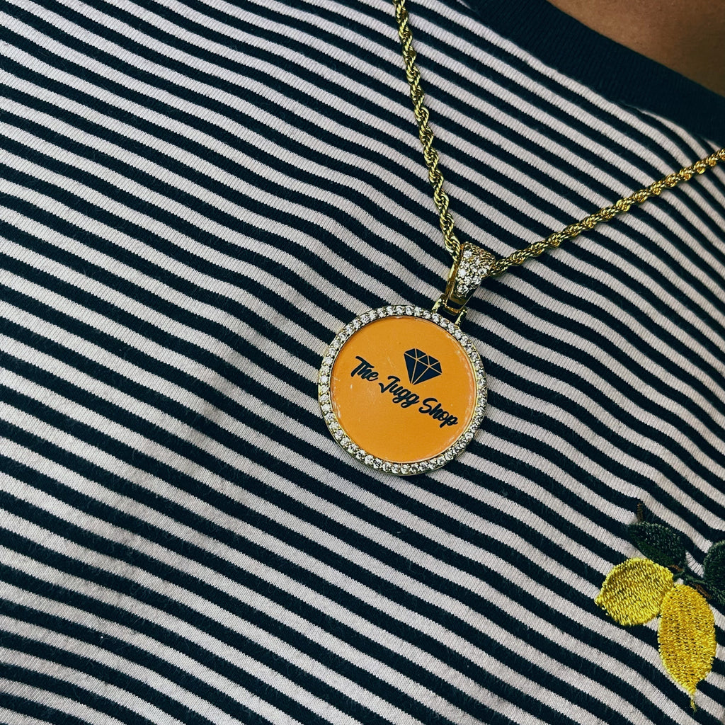 Custom Diamond Mini Photo Charm