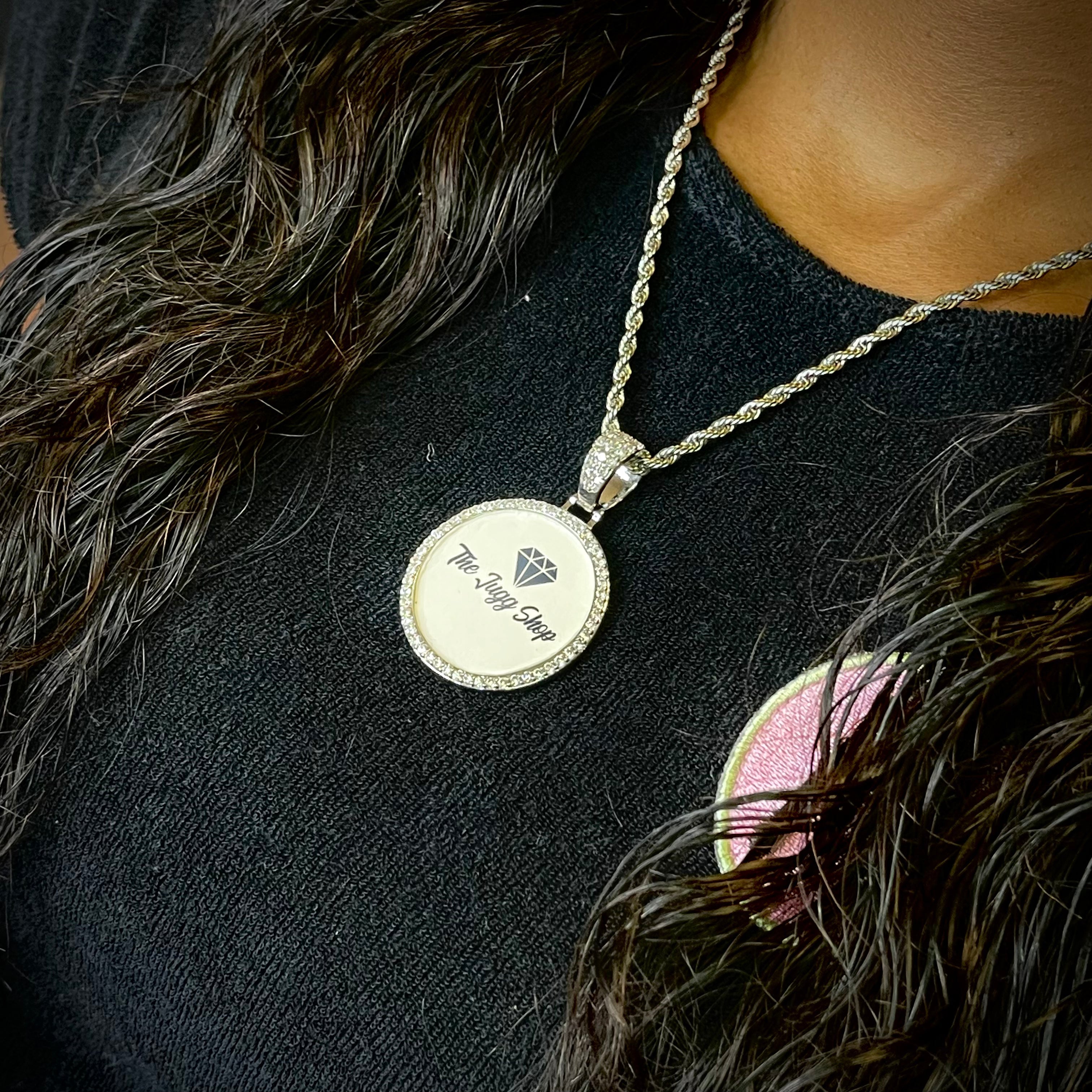 Custom Diamond Mini Photo Charm