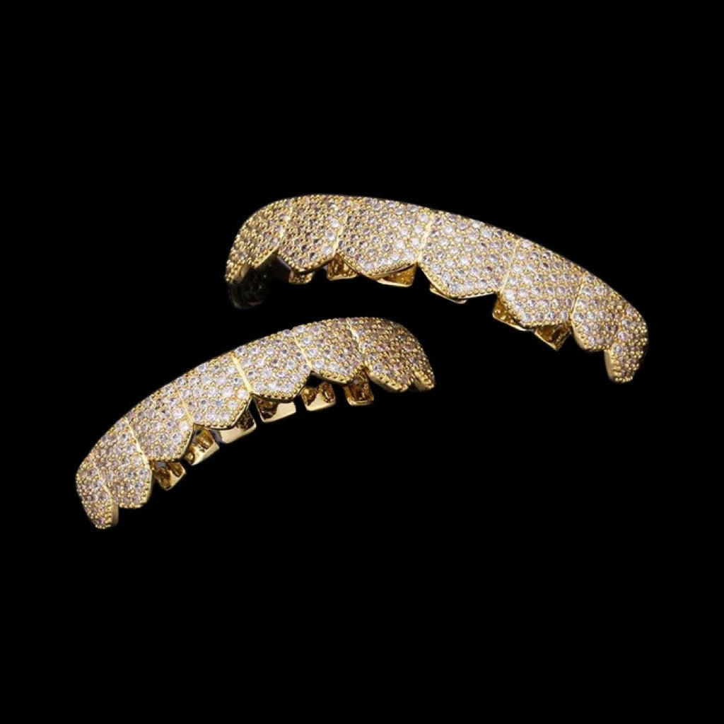 10K Iced Out Diamond Set Grill (8 on 8)