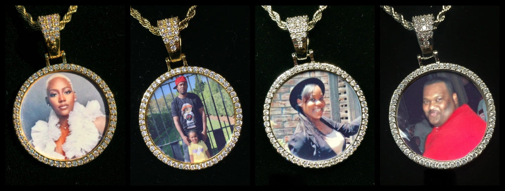 Custom Diamond Mini Photo Charm