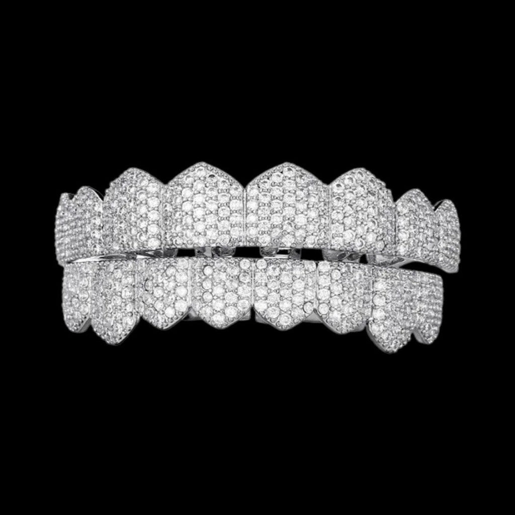 10K Iced Out Diamond Set Grill (8 on 8)