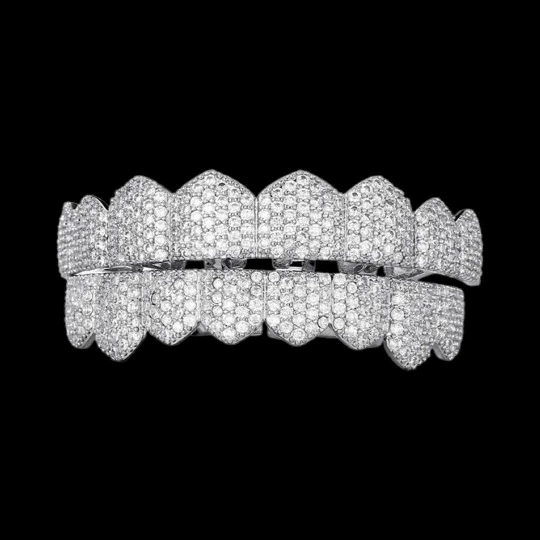 10K Iced Out Diamond Set Grill (8 on 8)