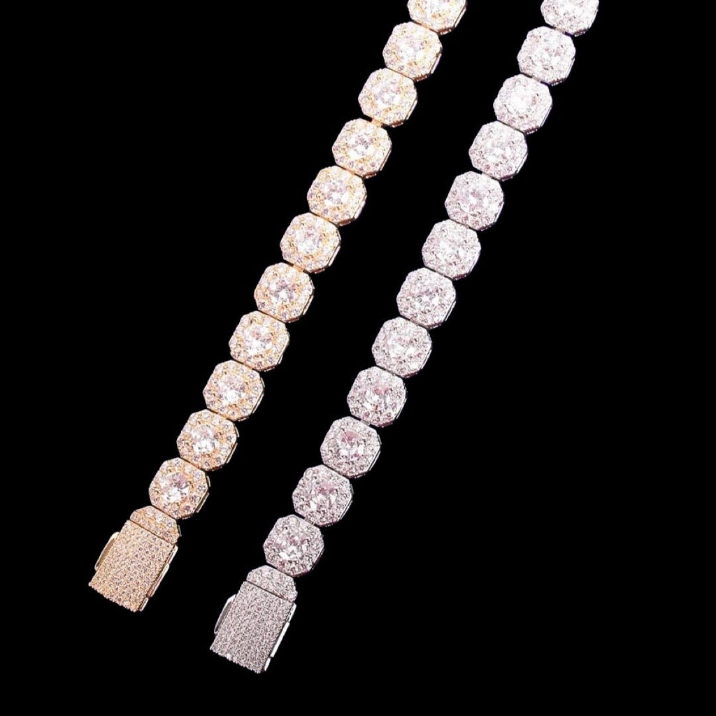 Clustered Tennis Bracelet